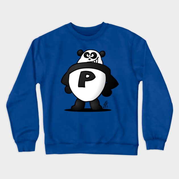 Panda Power Crewneck Sweatshirt by Cardvibes